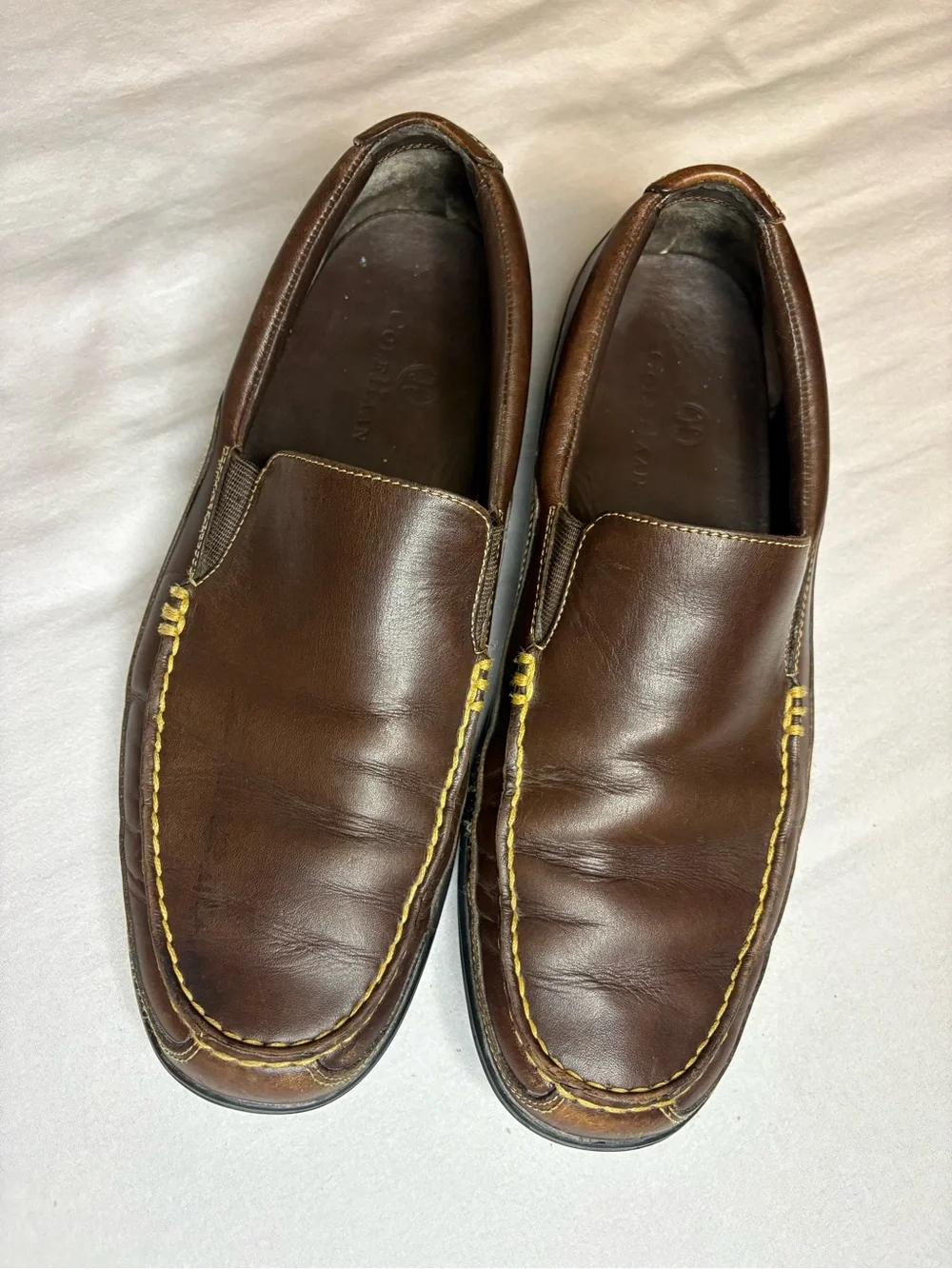 Cole Haan Tucker Venetian Brown Leather Vibram Loafers Men’s 11M